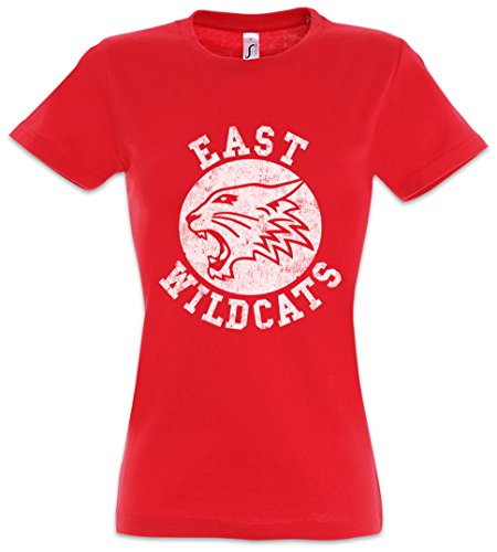 Urban Backwoods East Wildcats Damen T-Shirt Rot Größe M von Urban Backwoods