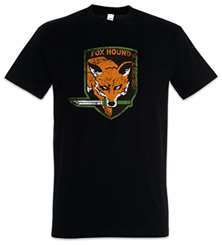 Urban Backwoods Foxhound Logo Herren T-Shirt Schwarz Größe M von Urban Backwoods