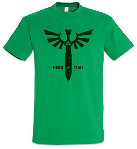Hero of TIME Herren T-Shirt Legend Link Symbol Game Zelda Triforce Herren T-Shirt von Urban Backwoods