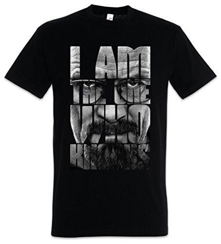 Urban Backwoods I Am The One Who Knocks Herren T-Shirt Schwarz Größe XL von Urban Backwoods