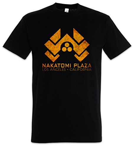 Urban Backwoods Nakatomi Plaza Sign Herren T-Shirt Schwarz Größe L von Urban Backwoods