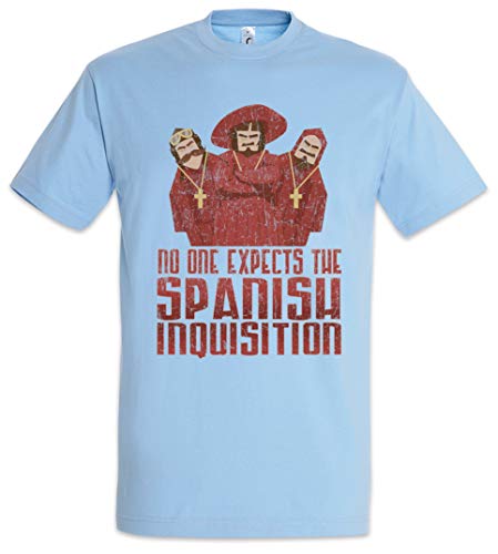 Urban Backwoods No One Expects The Spanish Inquisition Herren T-Shirt Blau Größe XL von Urban Backwoods