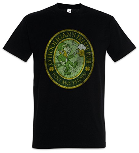 Urban Backwoods O'Hooligans Irish Pub Vintage Herren T-Shirt Schwarz Größe 4XL von Urban Backwoods