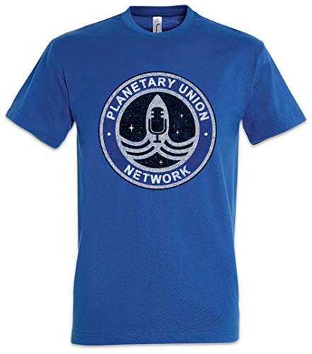 Urban Backwoods O Union Network Logo Herren T-Shirt Blau Größe L von Urban Backwoods