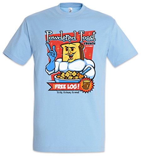 Urban Backwoods Powdered Toast Men Herren T-Shirt Blau Größe M von Urban Backwoods