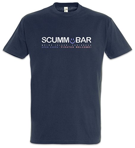 Urban Backwoods Scumm Bar Herren T-Shirt Blau Größe L von Urban Backwoods