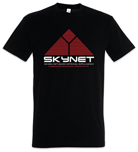 Urban Backwoods Skynet Logo Herren T-Shirt Schwarz Größe XL von Urban Backwoods