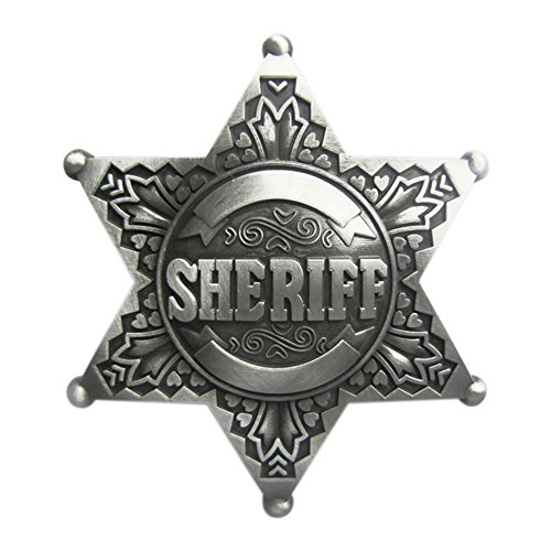 Sheriff's Badge I Gürtelschnalle für Wechselgürtel Buckle von Urban Backwoods