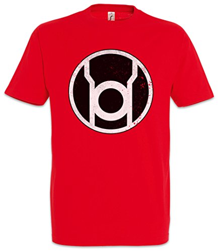 Urban Backwoods The Big Red Lantern Logo Herren T-Shirt Rot Größe L von Urban Backwoods