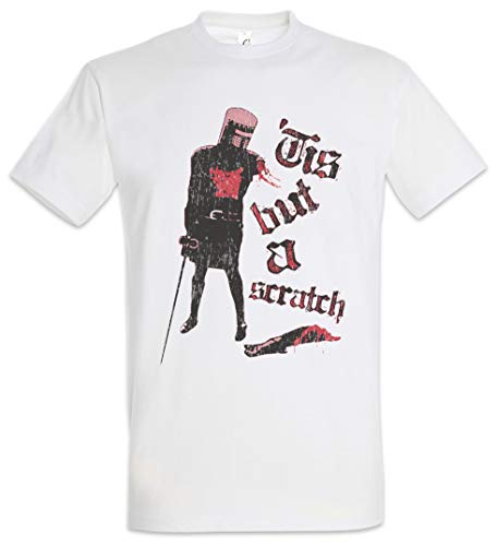 Urban Backwoods Tis But A Scratch Herren T-Shirt Weiß Größe XL von Urban Backwoods