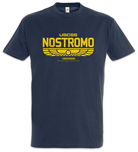 Urban Backwoods USCSS Nostromo IV Herren T-Shirt Blau Größe L von Urban Backwoods