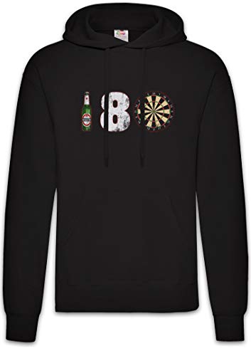 Urban Backwoods 180 Darts Hoodie Kapuzenpullover Sweatshirt Schwarz Größe XL von Urban Backwoods