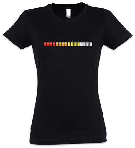 Urban Backwoods 808 Keys Damen T-Shirt Schwarz Größe L von Urban Backwoods