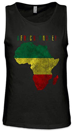 Urban Backwoods Africa Unite Herren Männer Tank Top Training Shirt Schwarz Größe 2XL von Urban Backwoods