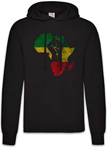 Urban Backwoods African Fist Hoodie Kapuzenpullover Sweatshirt Schwarz Größe L von Urban Backwoods