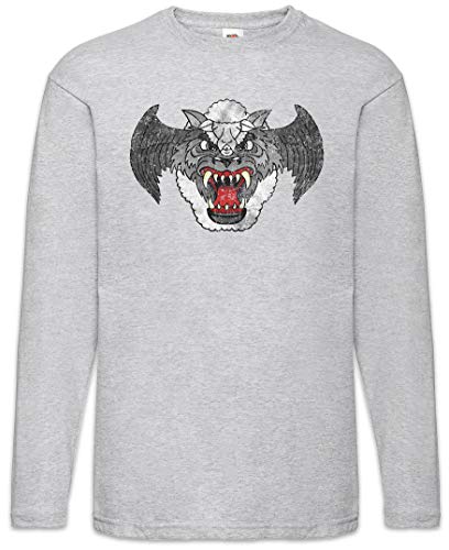 Urban Backwoods Airwolf Patch Herren Langarm T-Shirt Grau Größe XL von Urban Backwoods