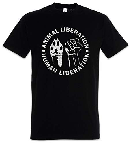 Urban Backwoods Animal Liberation Herren T-Shirt Schwarz Größe 2XL von Urban Backwoods