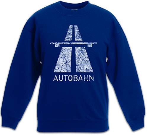 Urban Backwoods Autobahn Kinder Jungen Mädchen Pullover Blau Größe 6 Jahre von Urban Backwoods