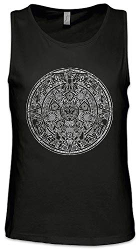 Urban Backwoods Aztec Mandala Herren Männer Tank Top Training Shirt Schwarz Größe S von Urban Backwoods