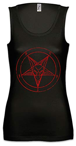 Urban Backwoods Baphomet Pentagram Sign Damen Frauen Tank Top Shirt Schwarz Größe XL von Urban Backwoods