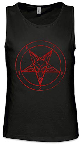 Urban Backwoods Baphomet Pentagram Sign Herren Männer Tank Top Training Shirt Schwarz Größe XL von Urban Backwoods