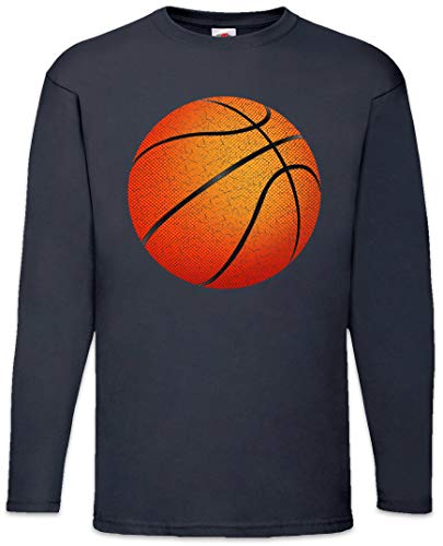 Urban Backwoods Basketball I Herren Langarm T-Shirt Blau Größe M von Urban Backwoods