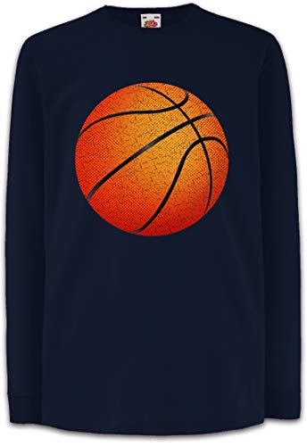 Urban Backwoods Basketball I Kinder Kids Mädchen Jungen Langarm T-Shirt Blau Größe 8 Jahre von Urban Backwoods