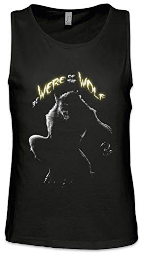 Urban Backwoods Be were of The Wolf Herren Männer Tank Top Training Shirt Schwarz Größe L von Urban Backwoods