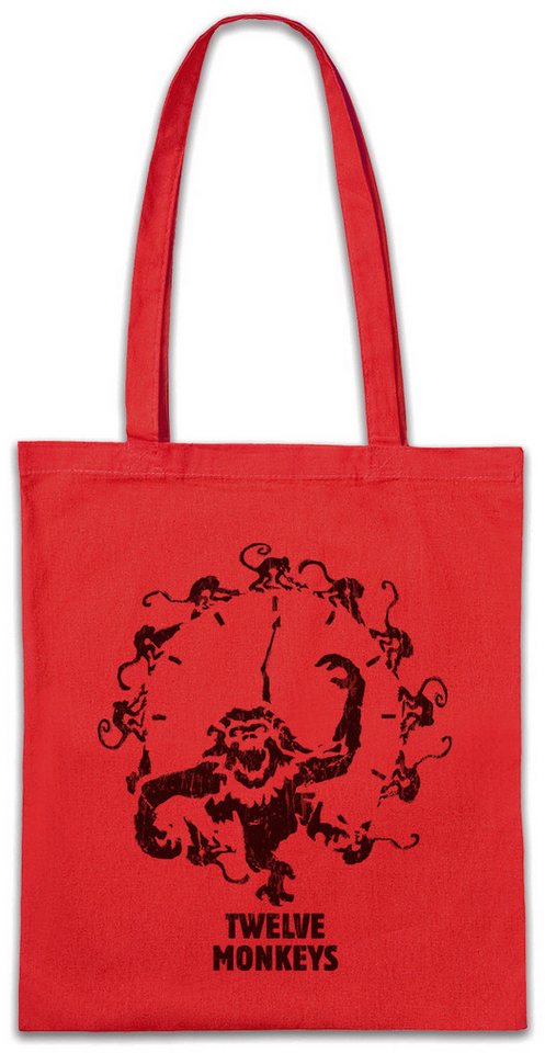 Urban Backwoods Beuteltasche 12 Monkeys Stofftasche Twelve Affen Movie Unmake History Time Travel (1-tlg), Sci-Fi Science Fiction Willis von Urban Backwoods