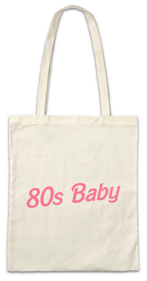 Urban Backwoods Beuteltasche 80s Baby Stofftasche Eighties Retro Toy Logo Girl 80s 80er Achtziger (1-tlg), 80ies Vintage Pop Culture von Urban Backwoods