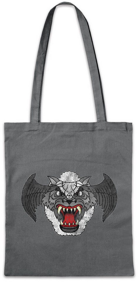 Urban Backwoods Beuteltasche Airwolf Patch Stofftasche Zeichen Sign Logo Uniform Abzeichen Air Wolf (1-tlg), Bell-222 Helikopter Helicopter Huckleberry von Urban Backwoods