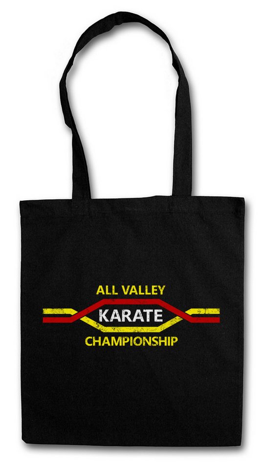 Urban Backwoods Beuteltasche All Valley Karate Championship Stofftasche Kid Tournament Turnier Logo (1-tlg), Sign Martial Arts Kampfkunst von Urban Backwoods