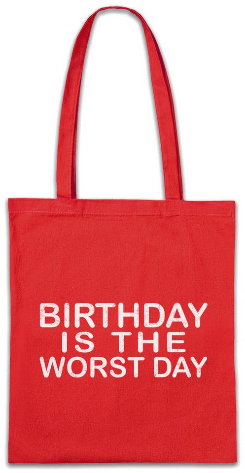 Urban Backwoods Beuteltasche Birthday Is The Worst Day Stofftasche Ich Hasse Geburtstage Hate (1-tlg), Geburtstag Grumpy Grouch Schlechtester von Urban Backwoods