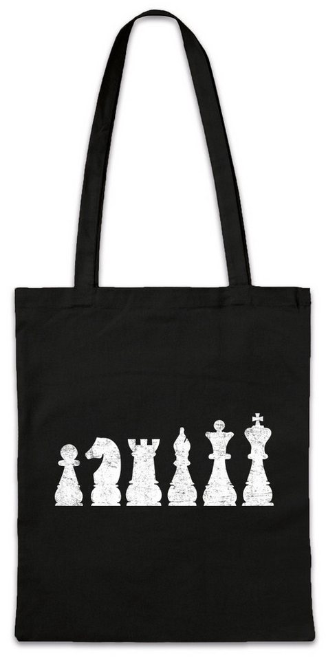 Urban Backwoods Beuteltasche Chess II Stofftasche Schachmatt Schach cCheckmated Queen Spiel Königin (1-tlg), König Springer Läufer von Urban Backwoods