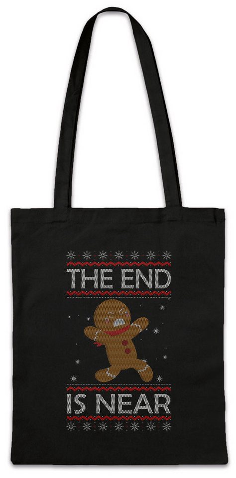 Urban Backwoods Beuteltasche Christmas Ginger Bread Man Stofftasche Merry Santa X-Mas Claus (1-tlg), Lebkuchen Weihnachten Weihnachtsmann Nikolaus von Urban Backwoods
