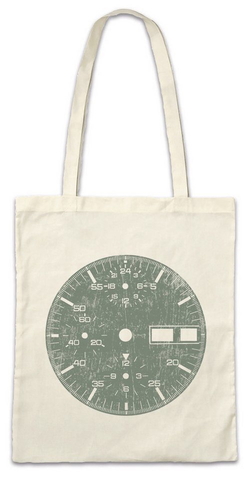 Urban Backwoods Beuteltasche Clock-Face II Stofftasche Uhr Uhrmacher Clockwork Uhren Uhrwerk Clock (1-tlg), Watch Mechaniker Mechanik von Urban Backwoods