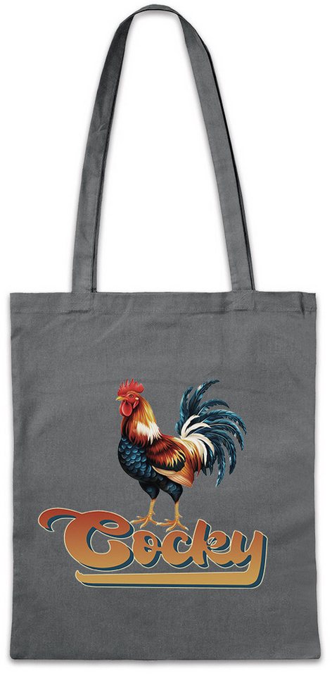 Urban Backwoods Beuteltasche Cocky III Stofftasche Hahn Cock Rooster Stolz Man Arrogant Swagger (1-tlg), Confident Bold Fearless Alpha von Urban Backwoods
