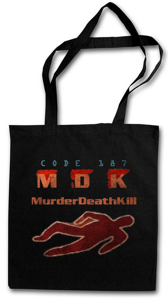 Urban Backwoods Beuteltasche Code 187 Stofftasche Demolition MDK Police Code Ghetto Murder Death (1-tlg), Kill Man Mord Movie von Urban Backwoods
