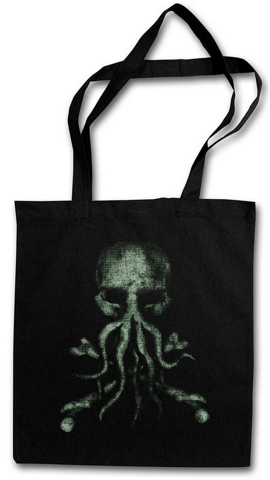 Urban Backwoods Beuteltasche Cthulhu Bones Stofftasche Call of Sign Dunwich Horror Arkham Logo (1-tlg), Miskatonic Lovecraft Sign Knochen von Urban Backwoods