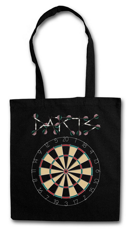 Urban Backwoods Beuteltasche Darts Target & Arrows Sport Logo Stofftasche Dart Zielscheibe Pfeile (1-tlg), Profi Sport Verein Hobby von Urban Backwoods