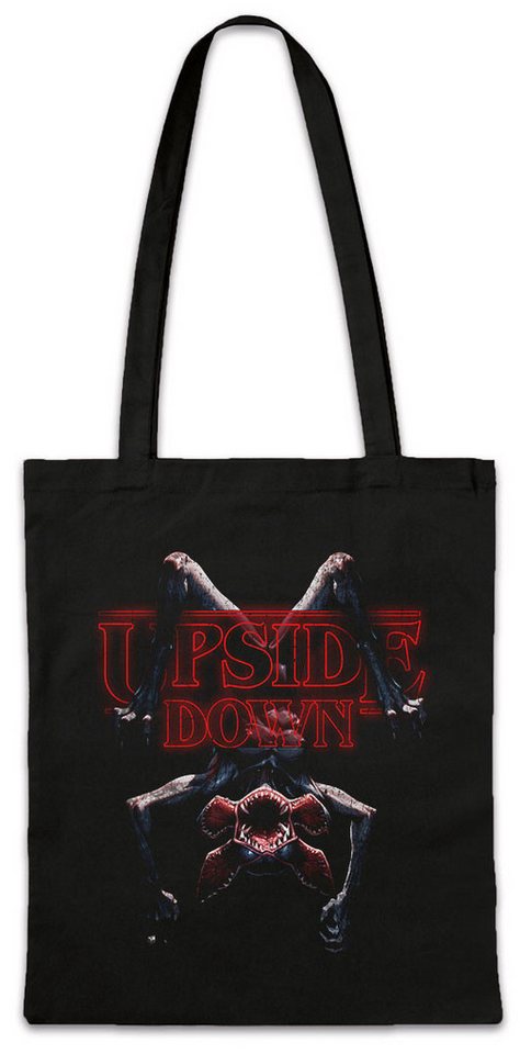 Urban Backwoods Beuteltasche Demo Down Stofftasche Horror Things Eleven 80s Eighties Stranger (1-tlg), Horror Joyce Jane Kids von Urban Backwoods