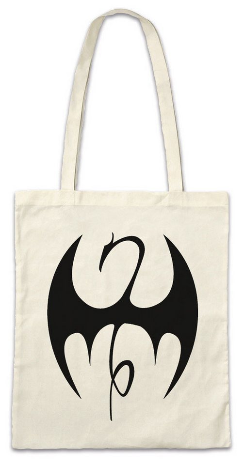 Urban Backwoods Beuteltasche Dragon Logo A2 Stofftasche Danny Iron Symbol Defenders Fist Superhero (1-tlg), Rand Series TV Saga Show von Urban Backwoods