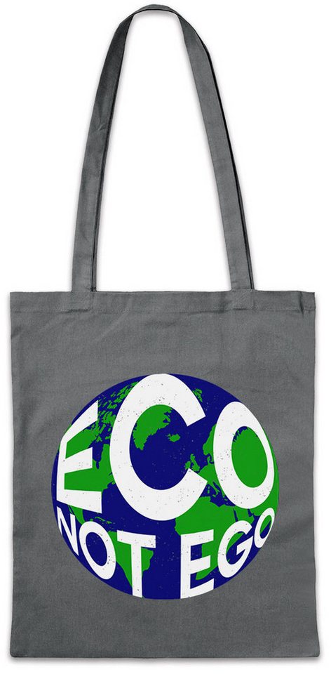 Urban Backwoods Beuteltasche Eco Not Ego Stofftasche Erderwärmung Naturschutz Öko Vegan Save Planet (1-tlg), Earth Veganismus von Urban Backwoods