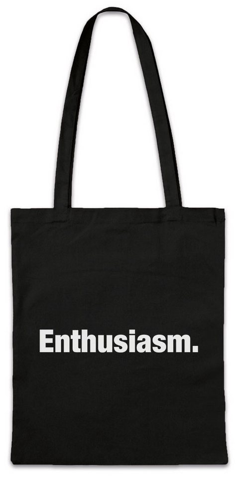 Urban Backwoods Beuteltasche Enthusiasm Stofftasche Slogan Spruch Motto Fun Spaß Comedy Joke (1-tlg), Statement Classic Kult Opinion von Urban Backwoods