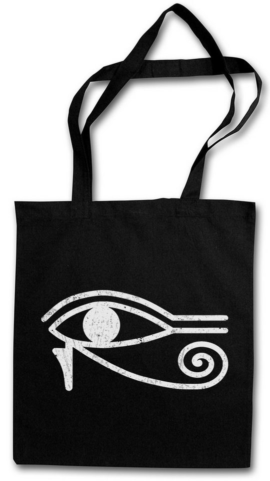 Urban Backwoods Beuteltasche Eye Of Ra II Sign Stofftasche Horusauge Auge Falcon Sun God Horus (1-tlg), Sonnengott Pharao Seth Ägypten von Urban Backwoods