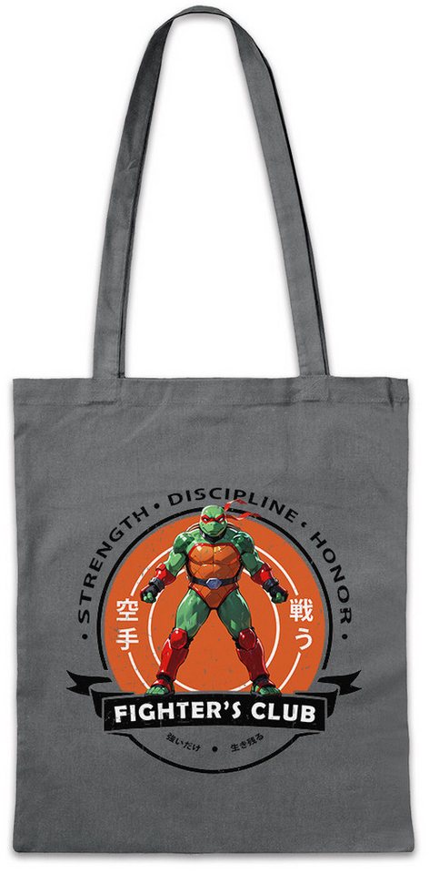 Urban Backwoods Beuteltasche Fighter's Club Raphael II Stofftasche Kung Fu Hero Mutant Mask Turtles (1-tlg), Ninja Teenage Series Comic von Urban Backwoods