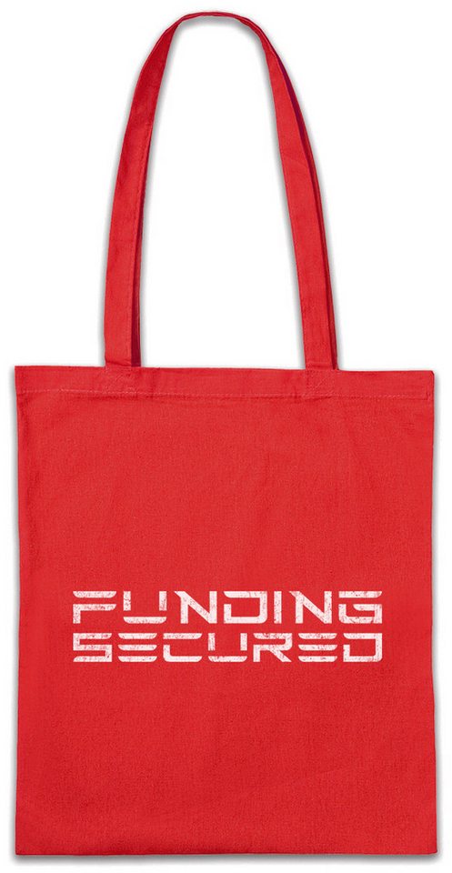 Urban Backwoods Beuteltasche Funding Secured Stofftasche Elon Banker Trader Investment Banker Musk (1-tlg), Fun BEV EV Elektroauto von Urban Backwoods