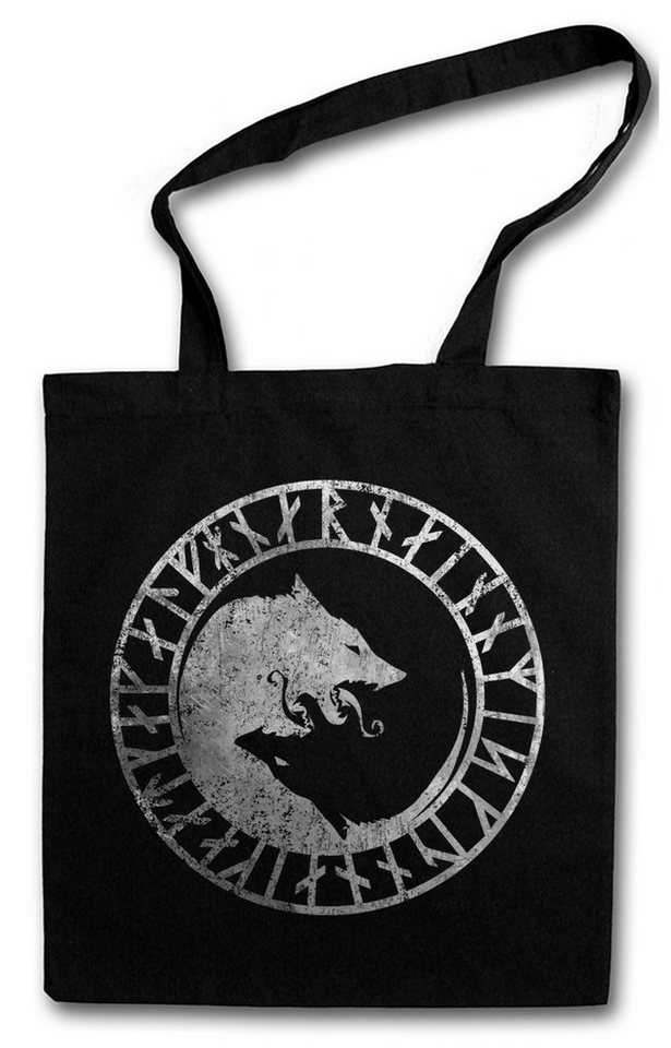 Urban Backwoods Beuteltasche Geri And Freki Stofftasche Odhins Wölfe Odin Wolves Paganism Thor (1-tlg), SNewpaganism Heidentum Thor Wikinger von Urban Backwoods