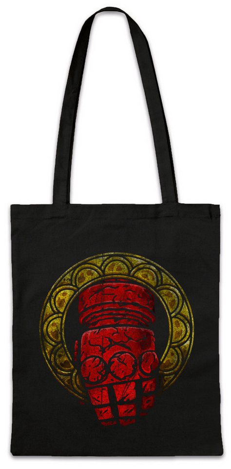 Urban Backwoods Beuteltasche Hell Hand Stofftasche Sign Hellboy Symbol Logo Dr. Edison Boy Hand (1-tlg), Bureau For Paranormal Research von Urban Backwoods