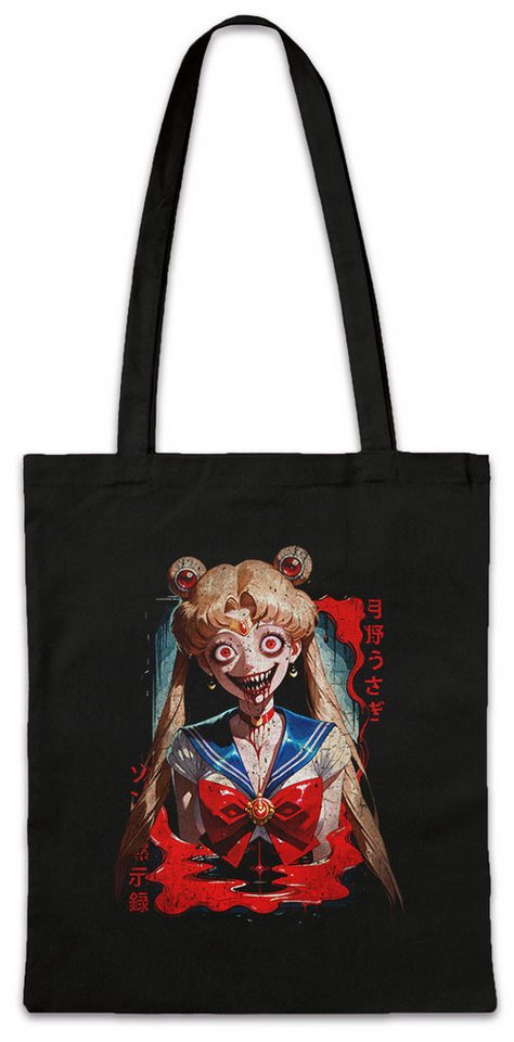 Urban Backwoods Beuteltasche Horror MoonStofftasche Anime Sailor Girl Usagi Tsukino Princess (1-tlg), Serenity Wild Rabbit Of von Urban Backwoods